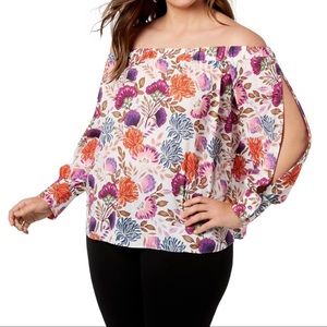 Women’s Plus Size Off The Shoulder Top